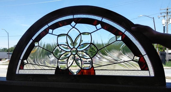 Stained Glass Arched Windows - W-80 Beveled Cluster - Etsy