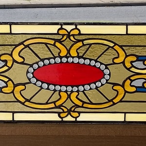 Stained Glass Transom Window - TW-239