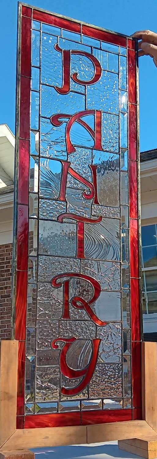 Stained Glass Door Window - D-20 - Pantry