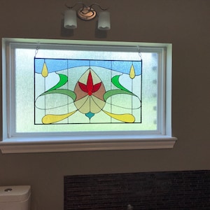 Stained Glass Hanging Panel - P-122 Traditional