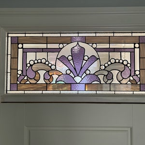 Stained Glass Transom Window - TW-309
