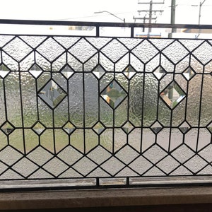 Stained Glass Window - W-339 Beveled Elegance