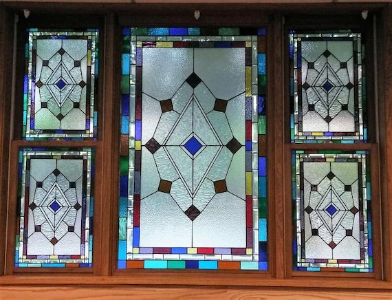 （特別価格）Stained Glass Window Classic Stained Glass Window - Etsy