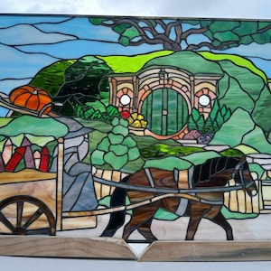 Stained Glass Window The Shire W-534