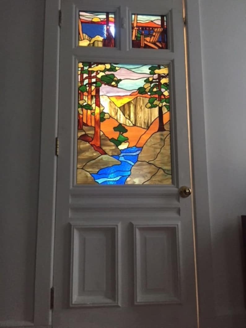 D17 Stained Glass Door Panels Etsy