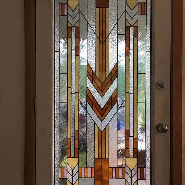 Stained Glass Door Window - D-3