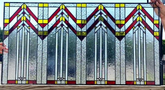 Stained Glass Windows W-160 Crimson Craftsman 