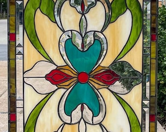 Stained Glass Door Window - D-67