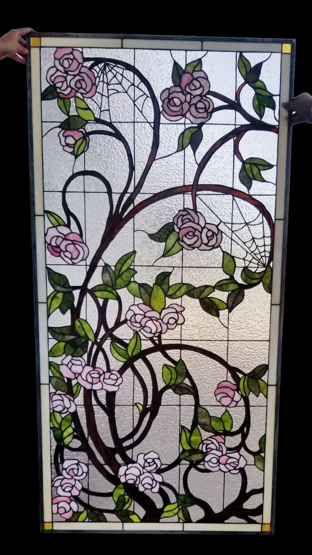 1920 Print Stained Glass Stair Window Sanchi Ogawa Art