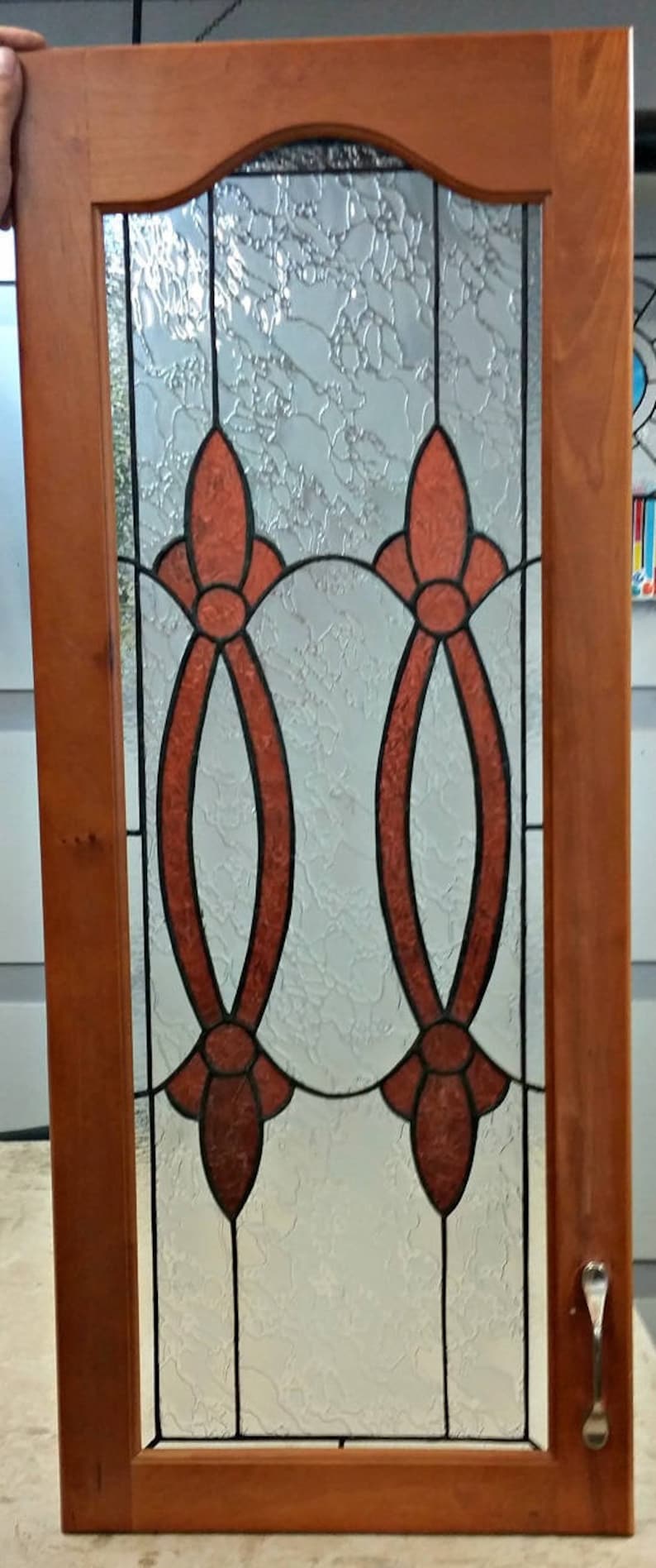 CI2 Elegant Stained Glass Custom Kitchen Inserts Etsy