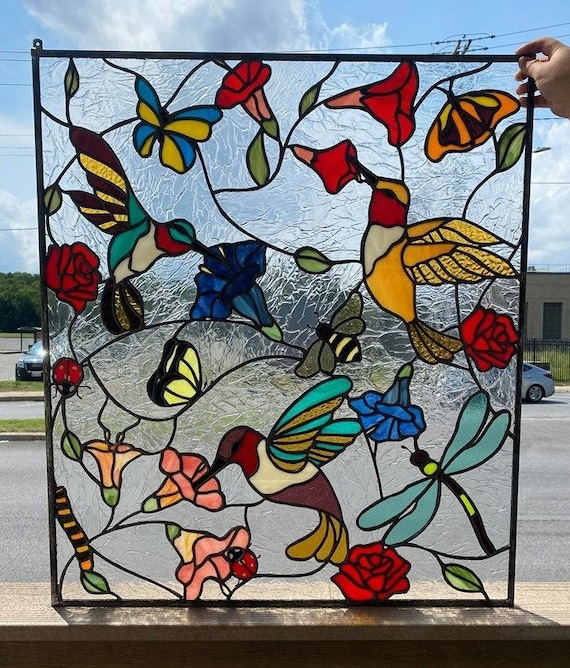 Hanging stained glass deals