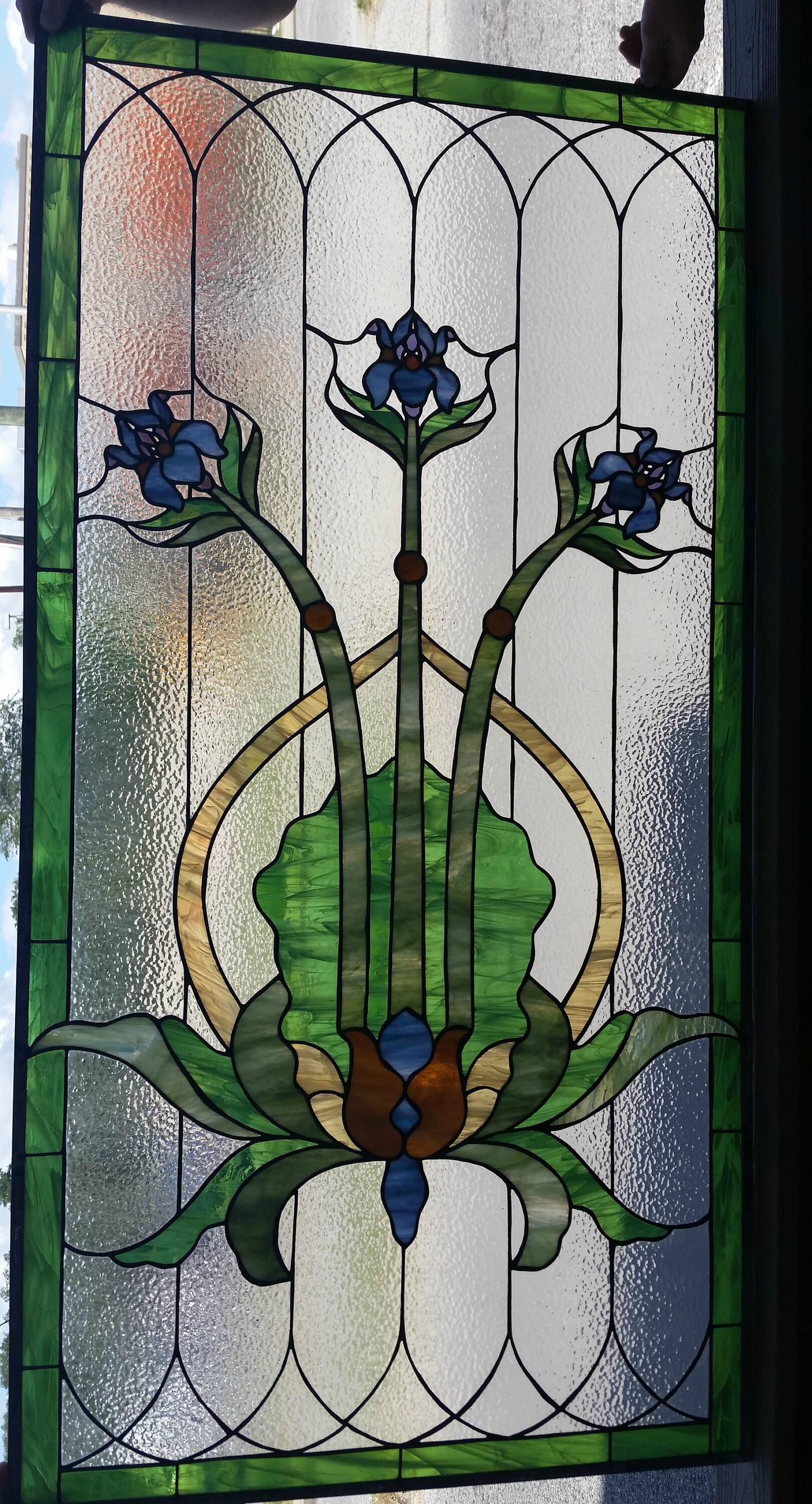 Stained Glass Panel - P-176 - Etsy