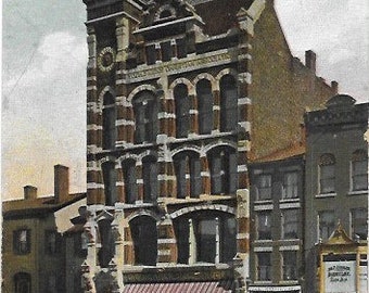 Vintage Postcard Auburn NY YMCA Building 1900s