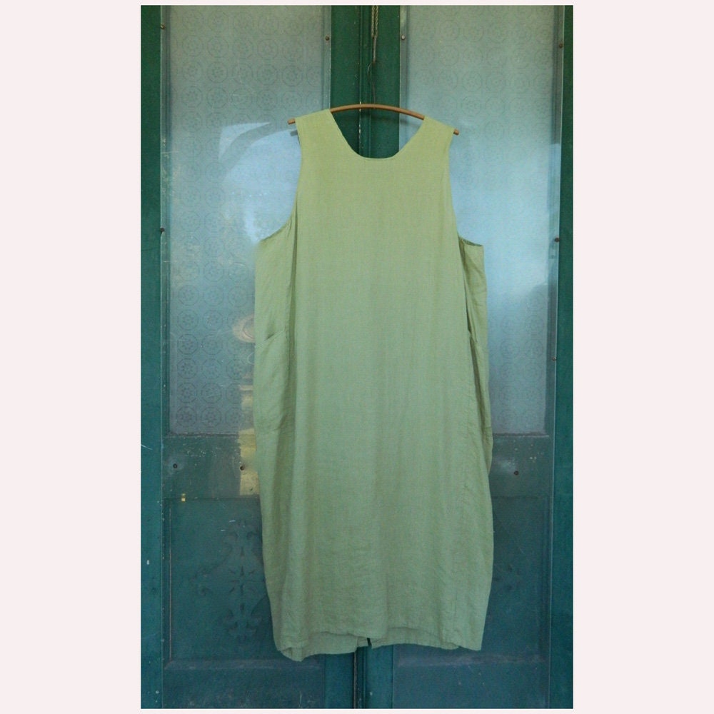 FLAX by Jeanne Engelhart Everybody's Satisfied Jumper Dress -2G/2X ...