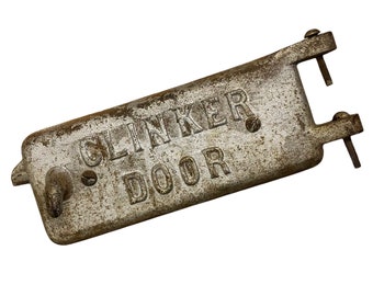 Vintage Coal Stove Clinker Door