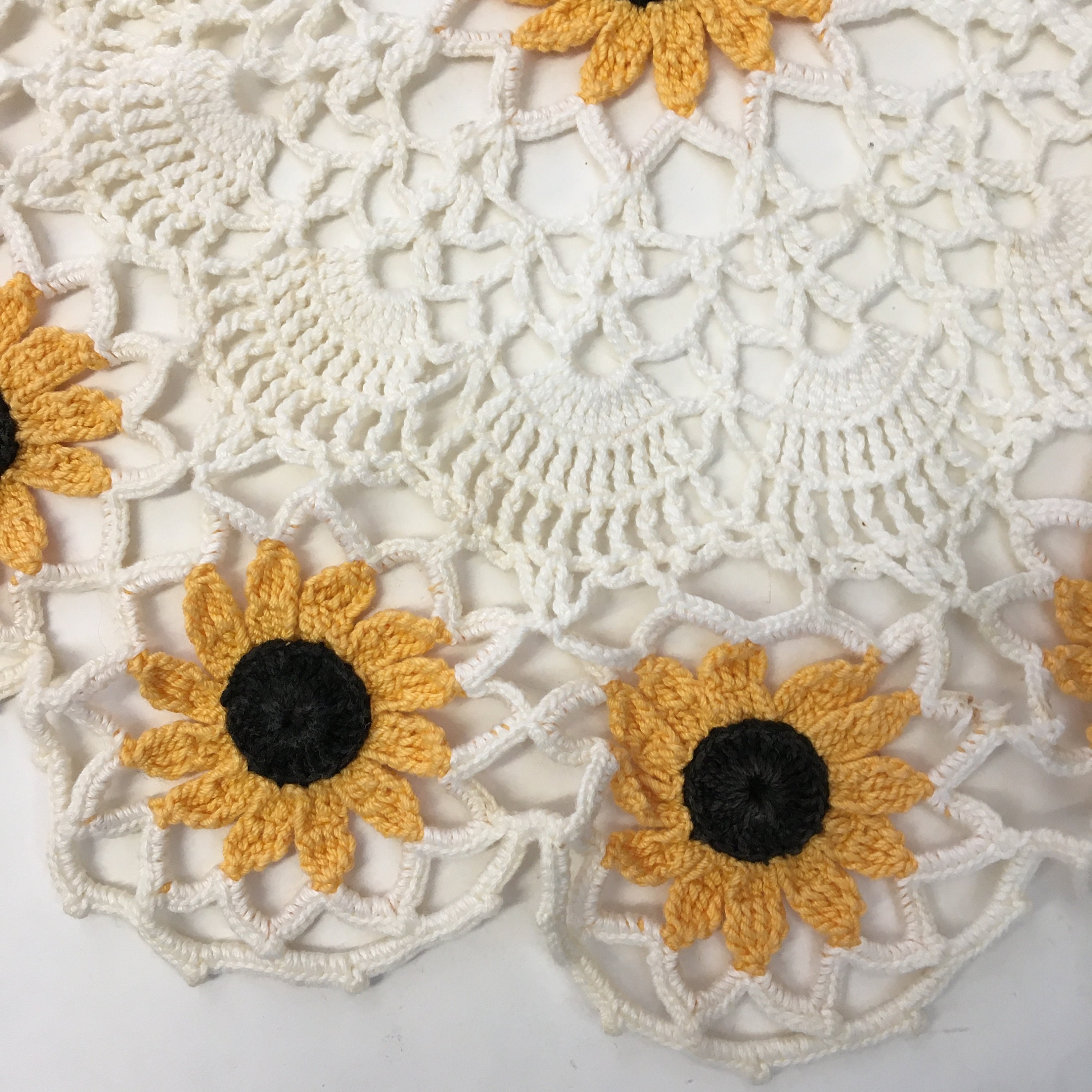 Colorful Flower Doilies