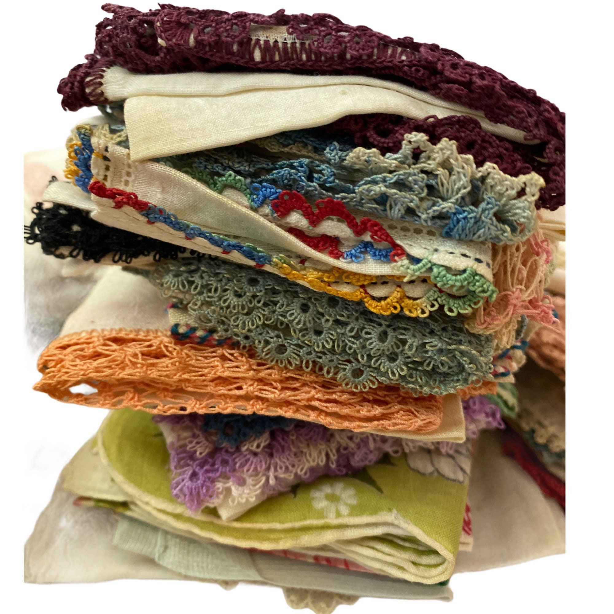 Collection of 192 Vintage Hankies