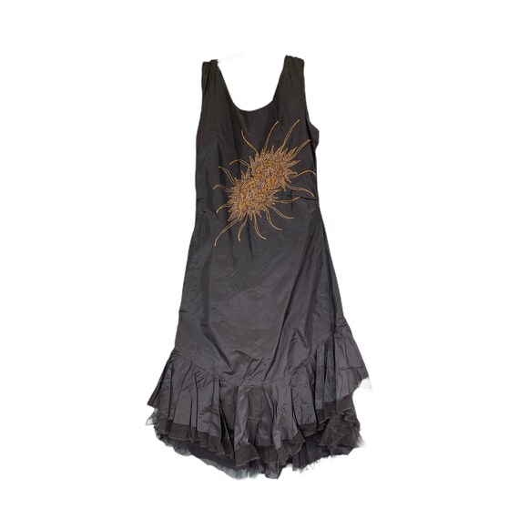 Vintage 1920s Flapper Dress with Soutache Embellis