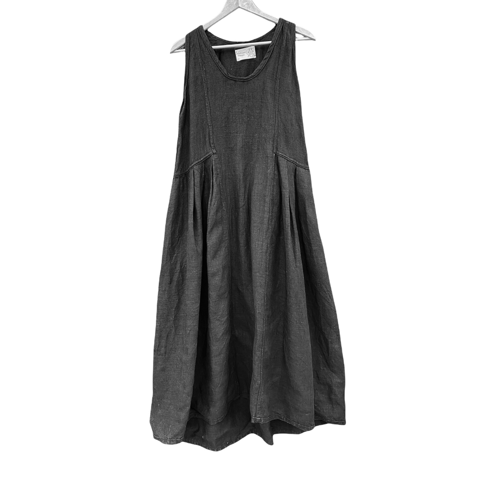 Angelheart Designs Linen Panel Jumper S/M Black