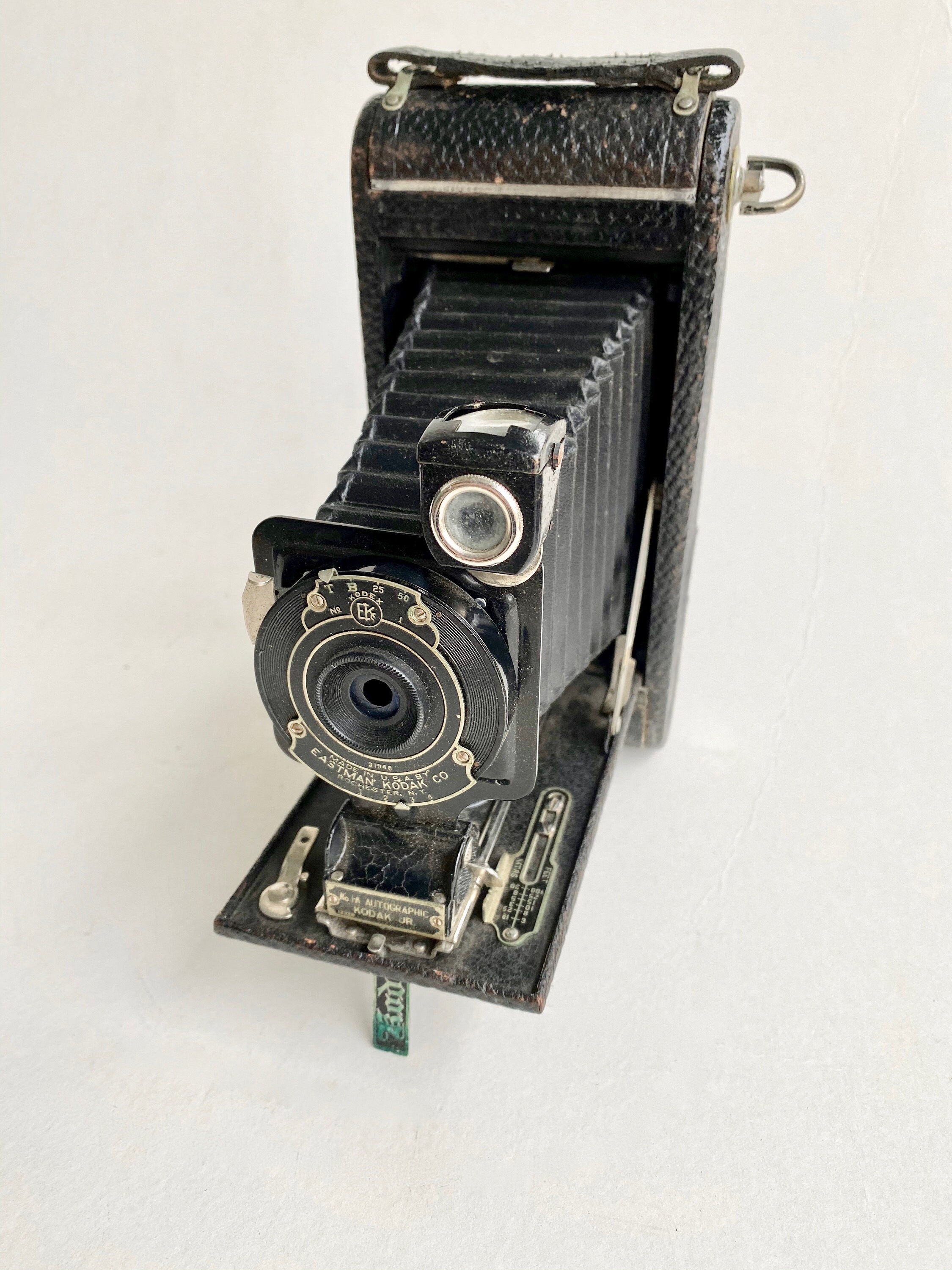 Kodak 1A Autographic Junior Camera 1910s in Leather Case