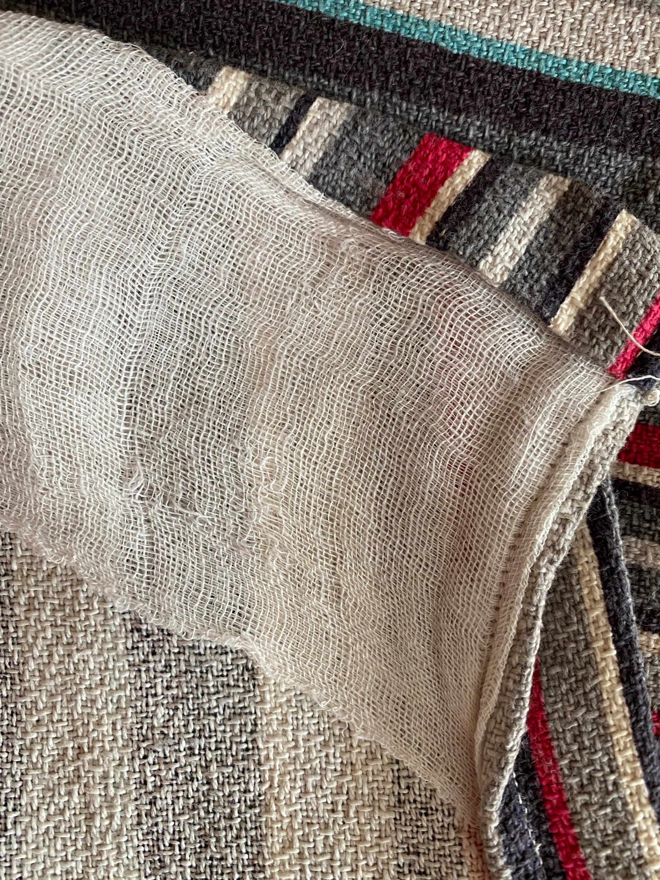 Vintage Corteza Paneles de tela La Grange Johanna Tela a rayas Etsy