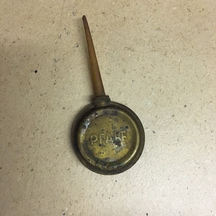 Vintage Pfaff Sewing Machine Oil Can