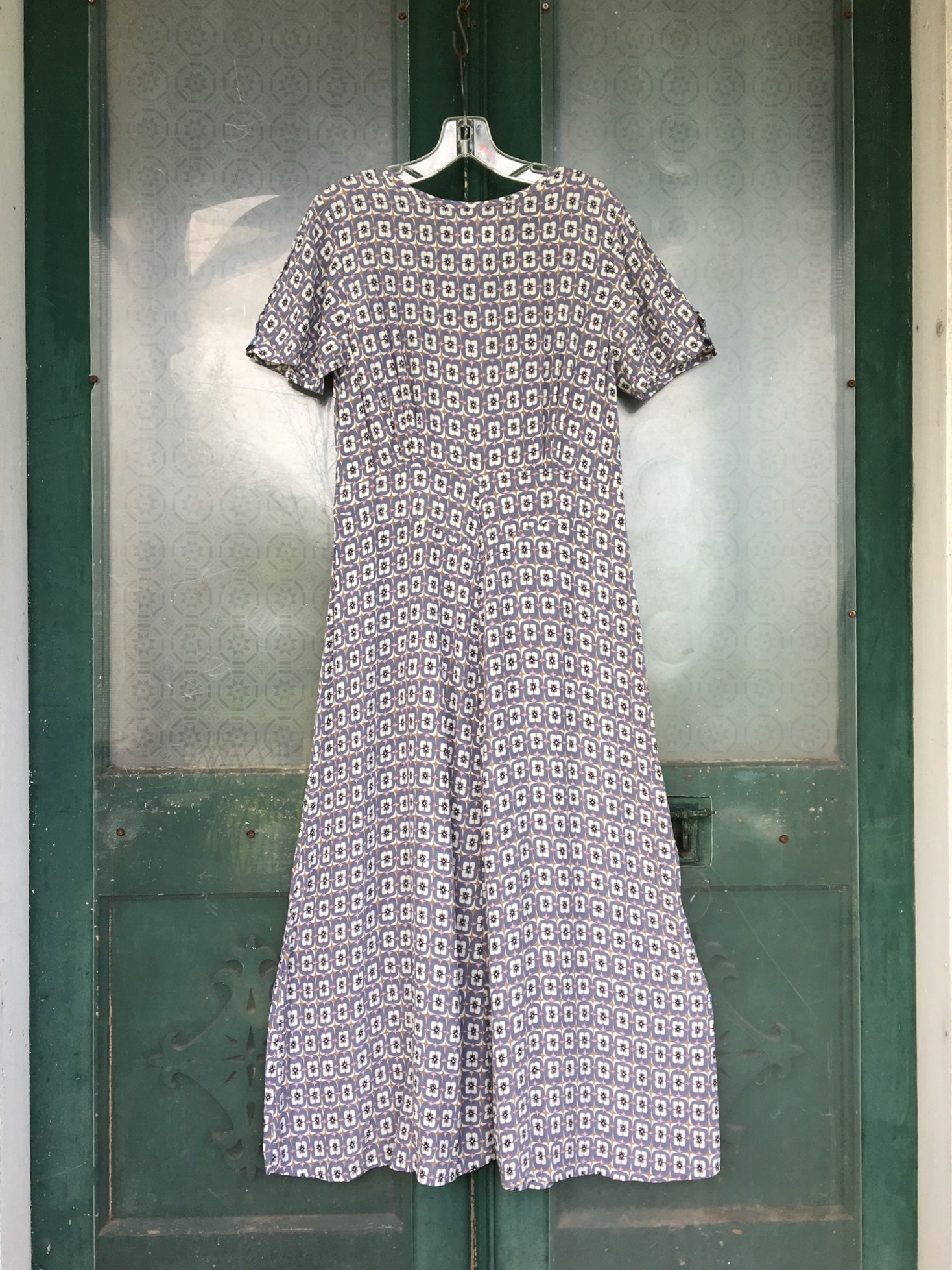 Flax Engelhart Retro Dilletante Dress -S- Deco Rayon