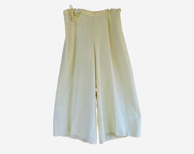 FLAX de Soleil 2006 Long Gauchos -S- Chamomile Linen