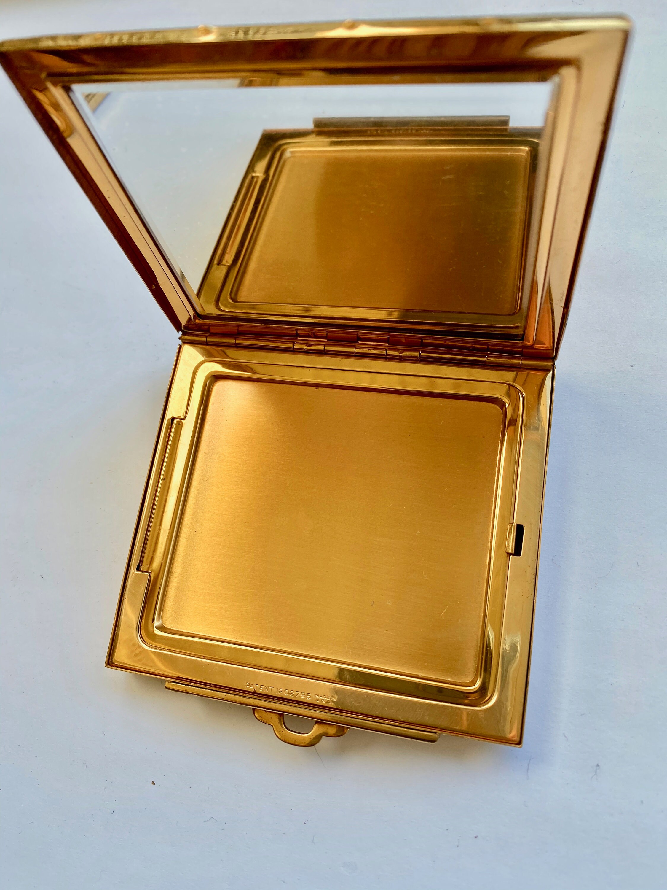 Trio of Vintage Mirror and Powder Compacts by Volupte K and K Revlon
