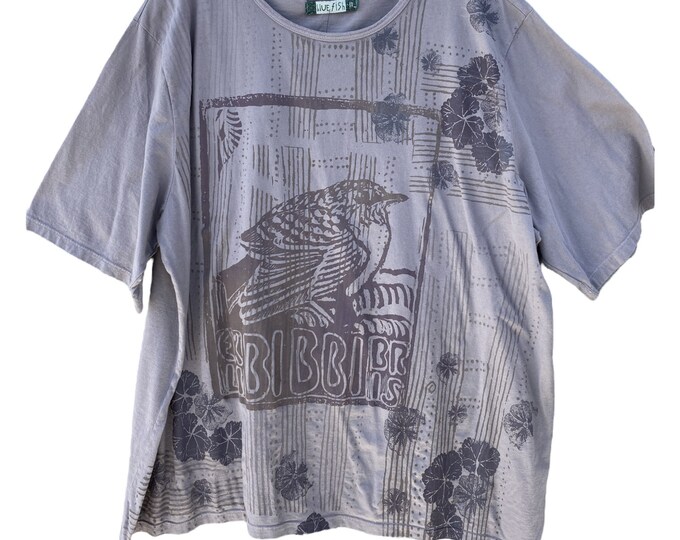 Blue Fish Artwear Fiona Tee -2- Aurore Cotton NWT