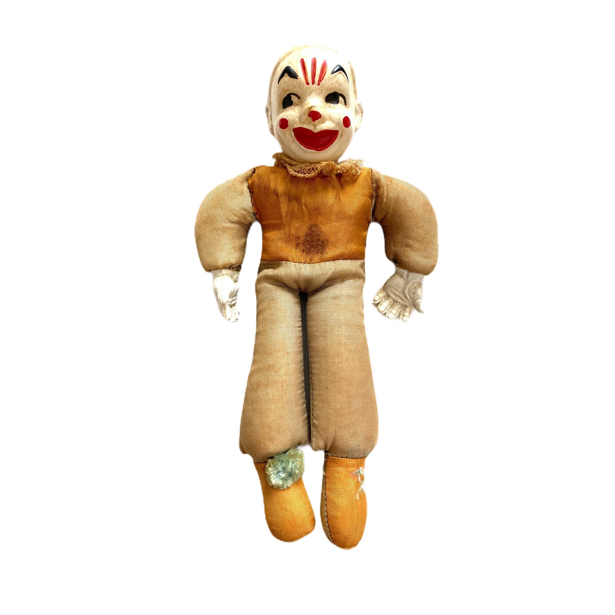 Vintage Creepy Clown Doll 9”