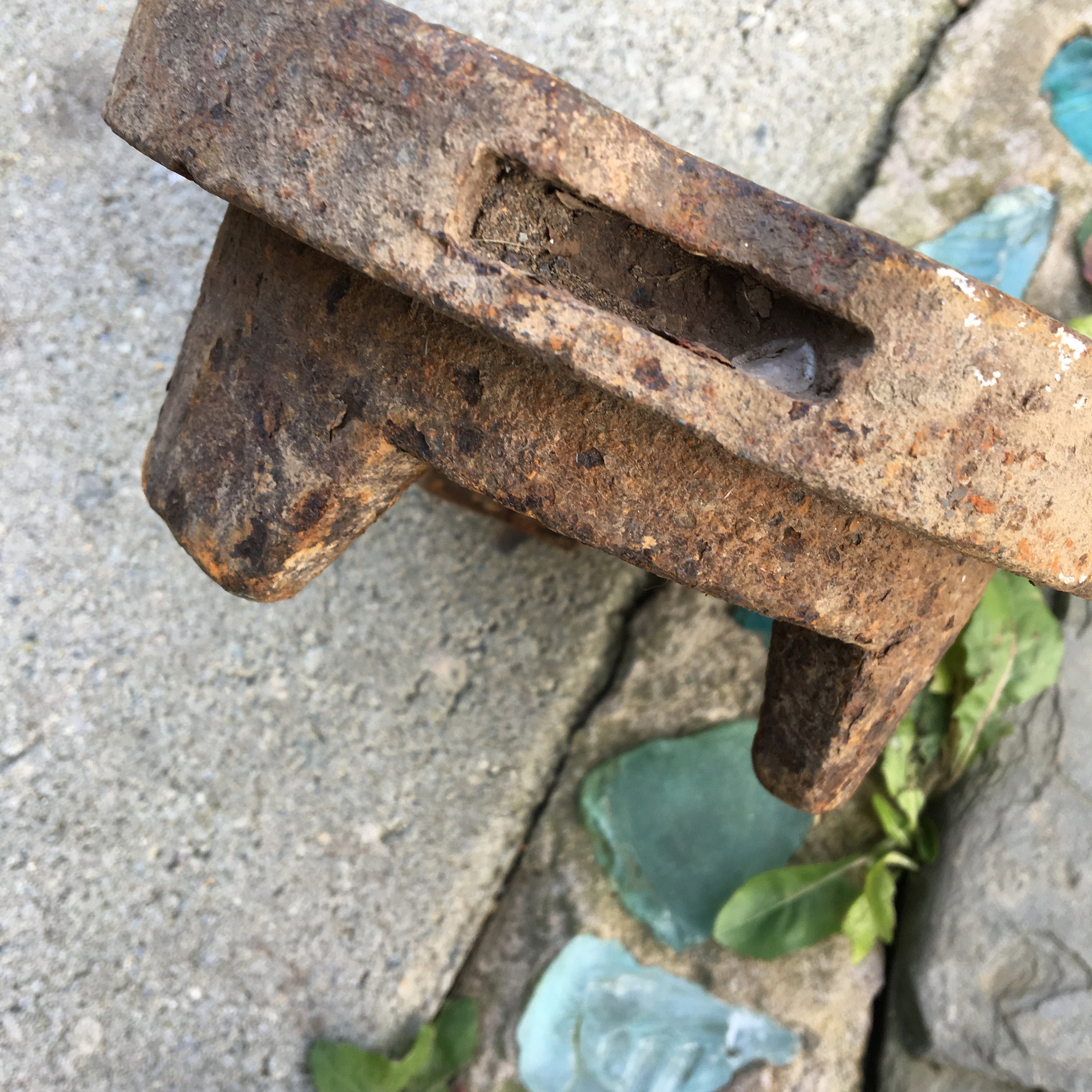 Salvaged Vintage Metal Water Pipe Adapter Cover