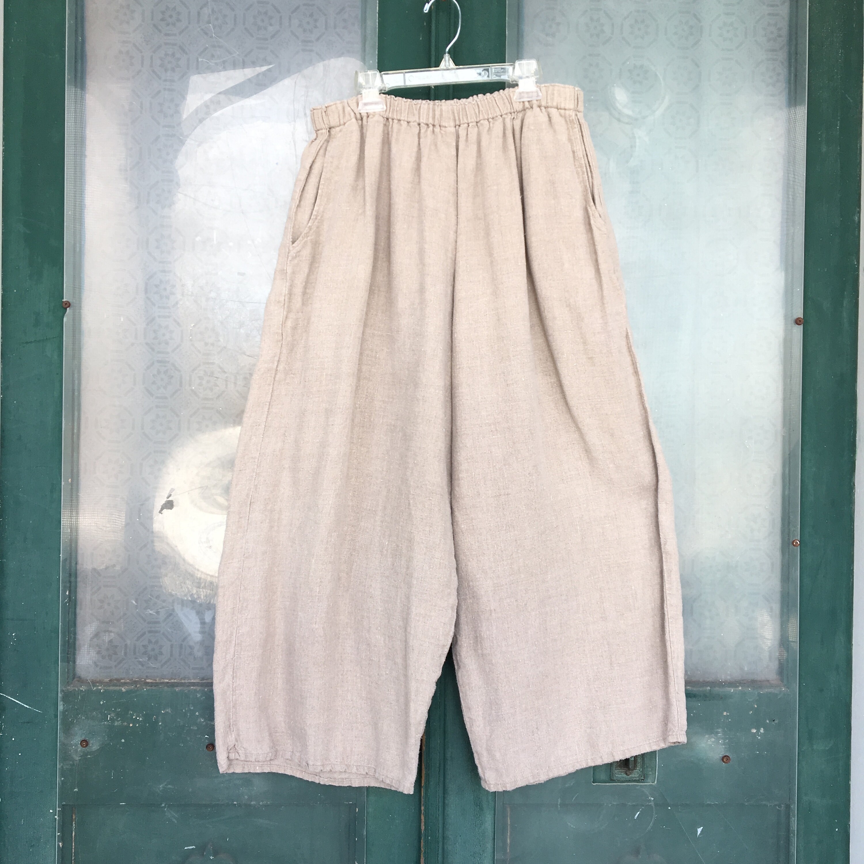 FLAX Engelhart Flood Pants -1G/1X- Natural Linen