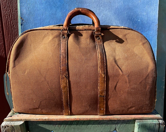 Rustic 1960s Brief Case Tote Bag