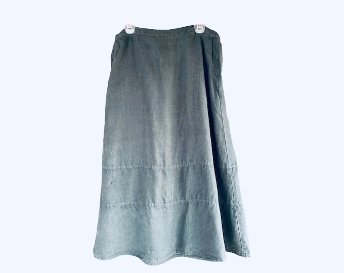 FLAX Fundamentally 2010 Smile Skirt -M- Pine Linen