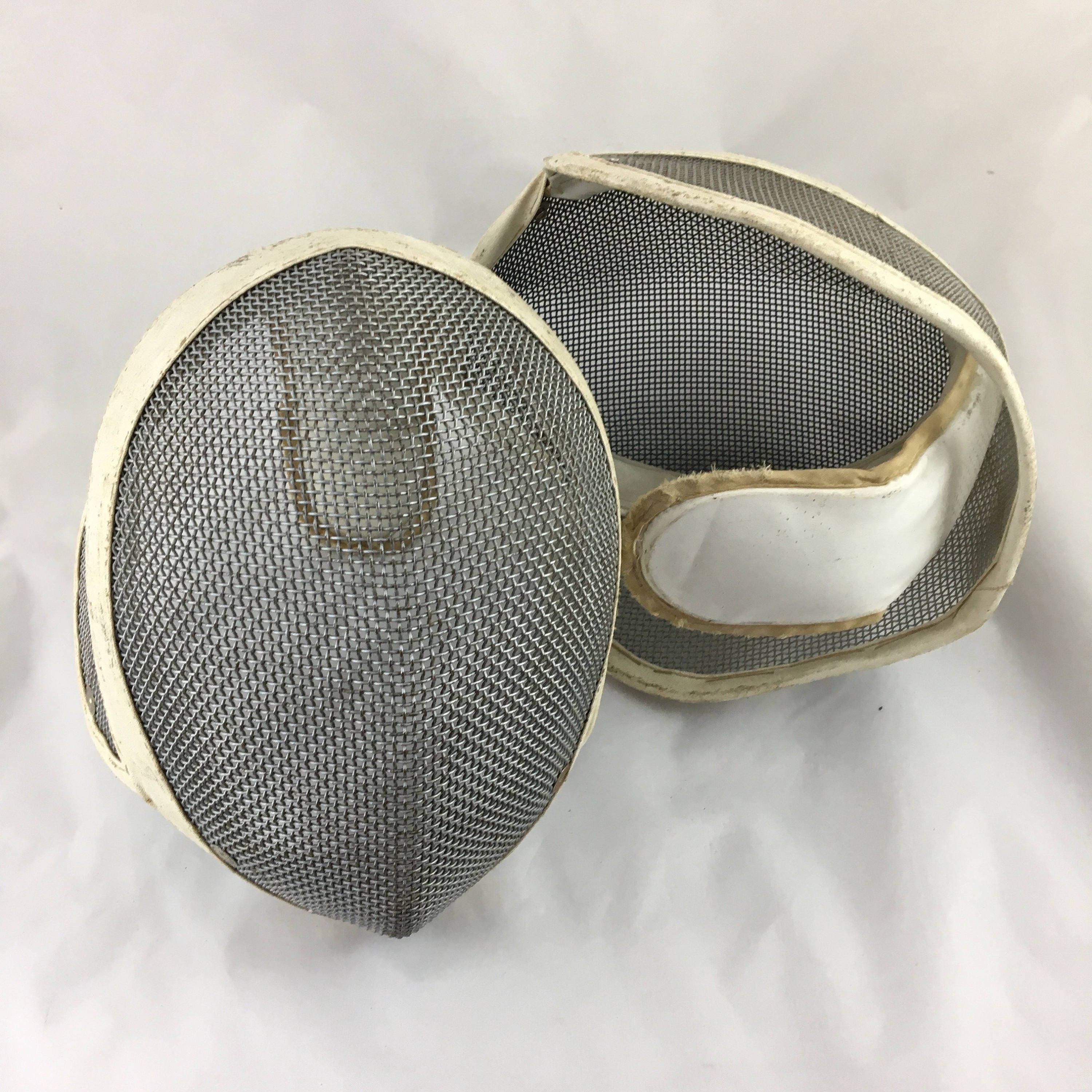 Pair of Vintage Fencing Masks