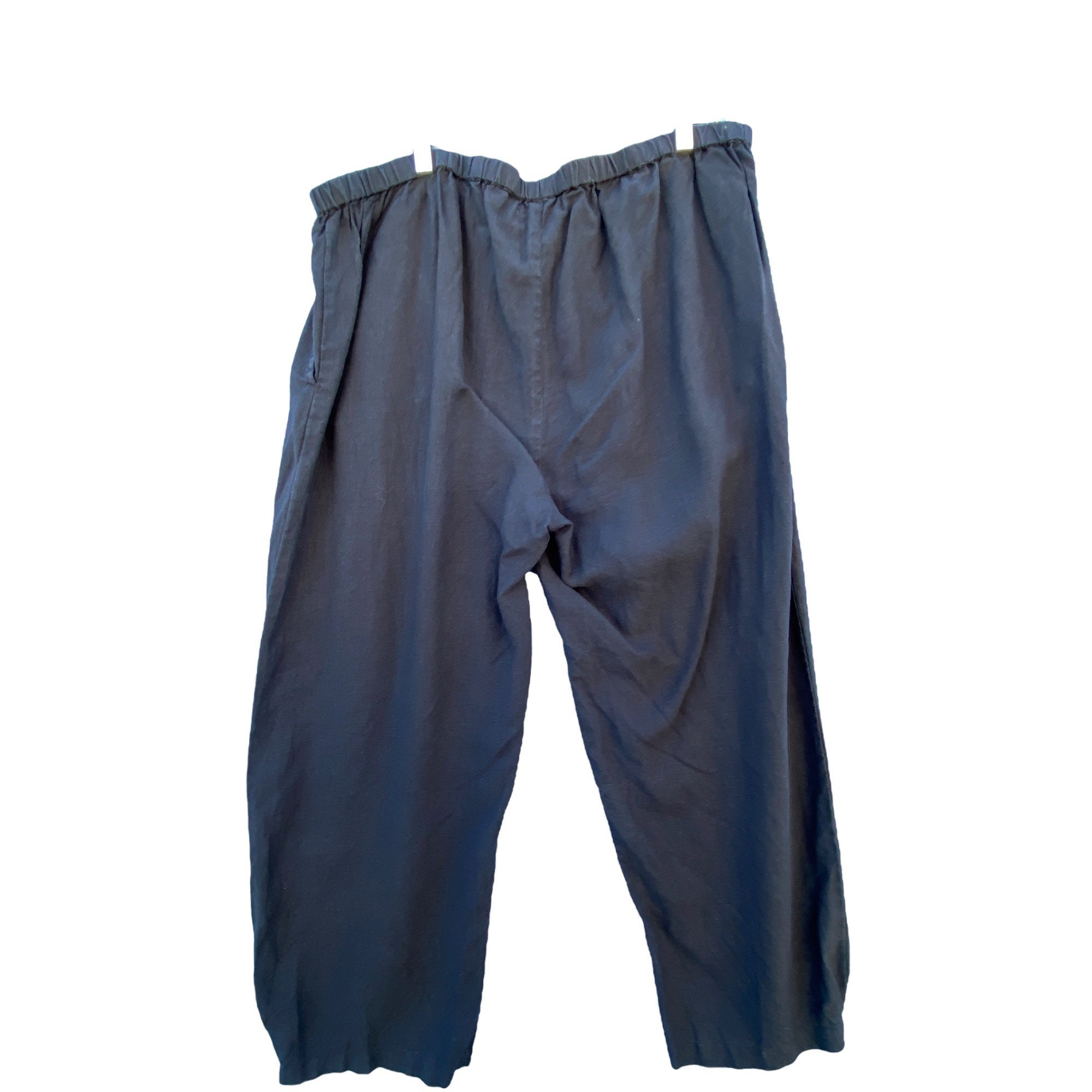 Gudrun Sjoden Pants -XL- Black Linen