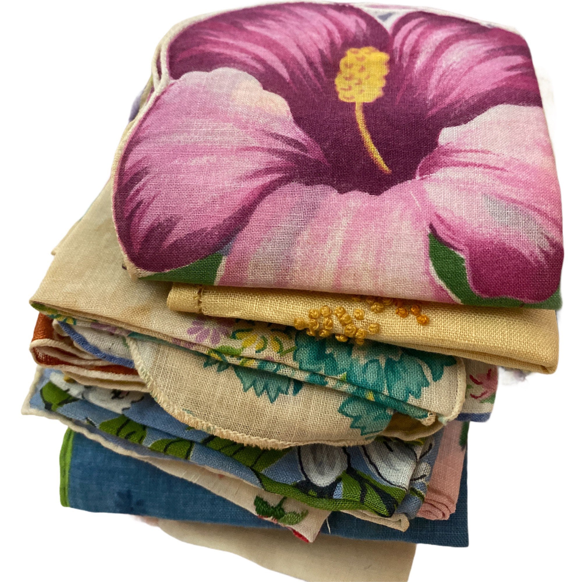 Collection of 192 Vintage Hankies