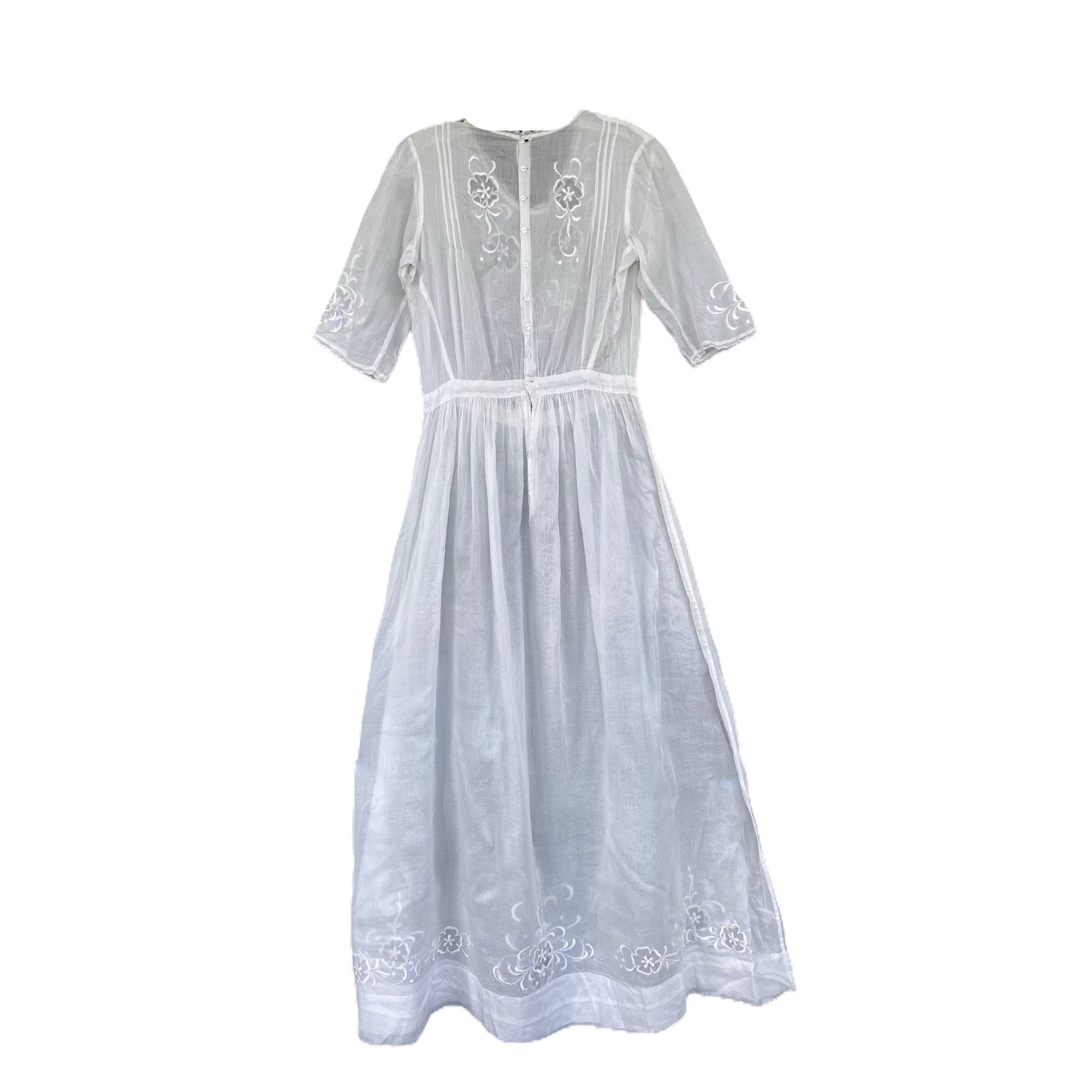 Vintage Edwardian Cotton Lawn Dress