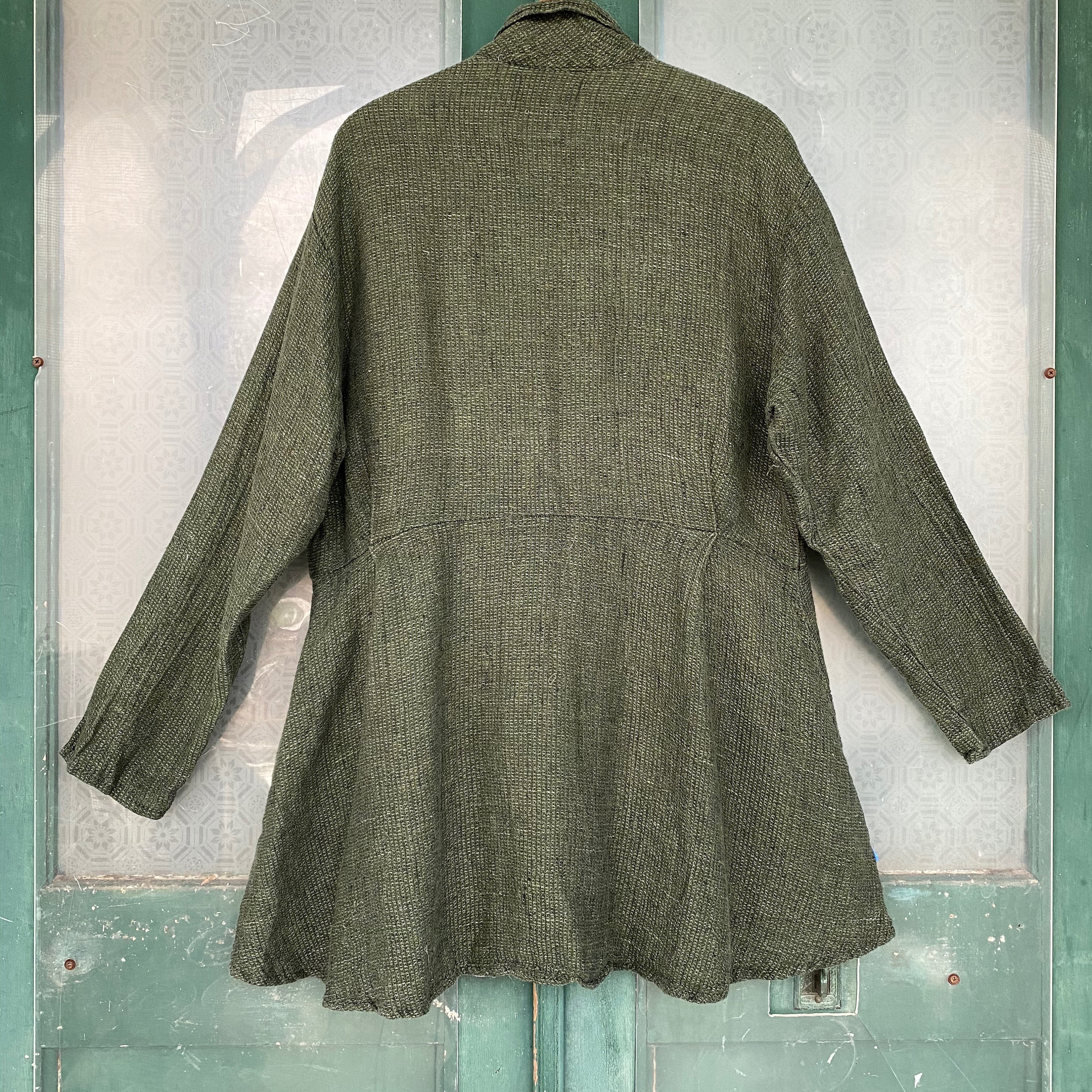 FLAX Engelheart My Hero's Coat Retro Edwardian Jacket -L- Green Ivy ...