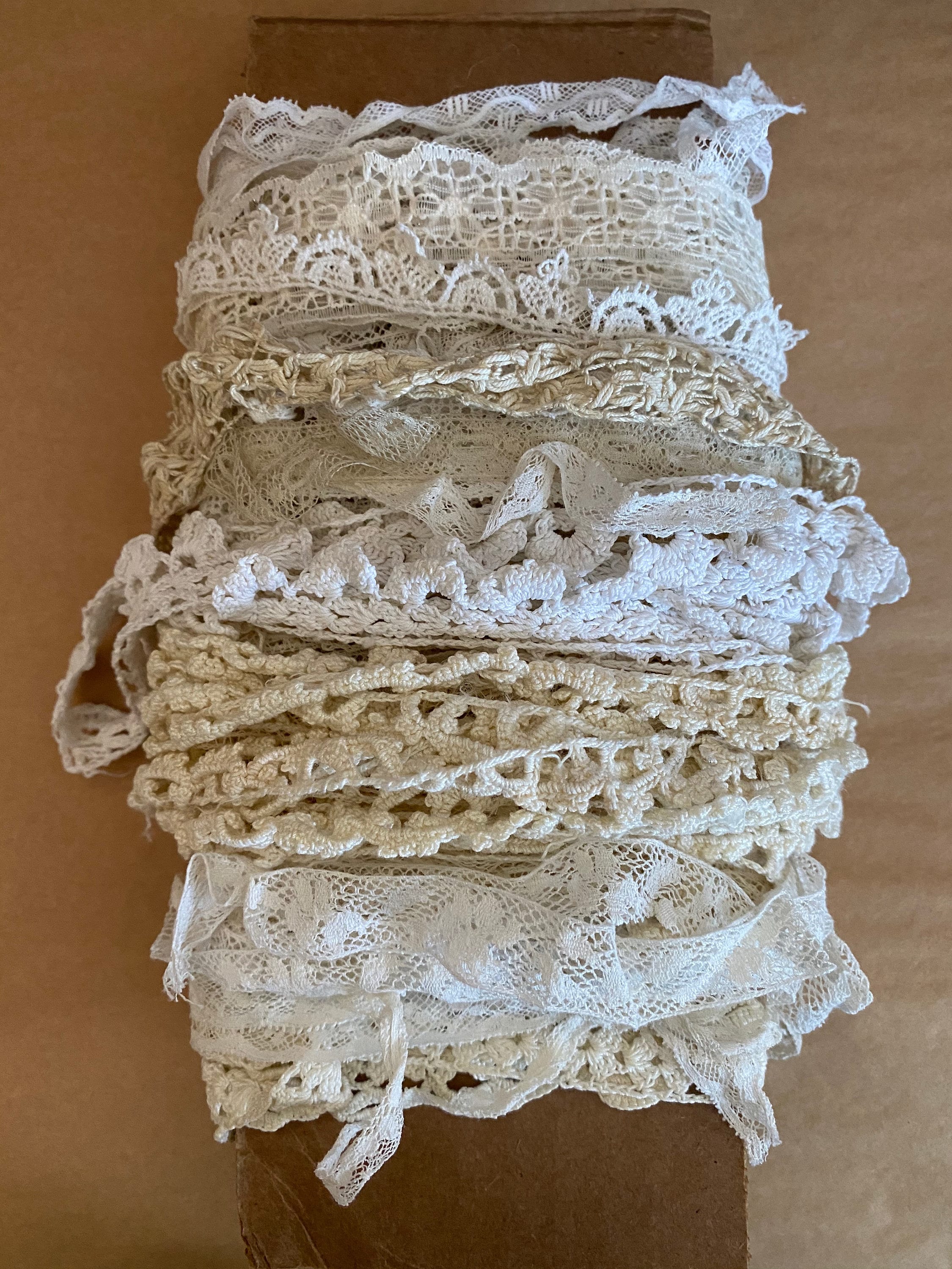 Vintage Lace Trim Lot 30 Pieces