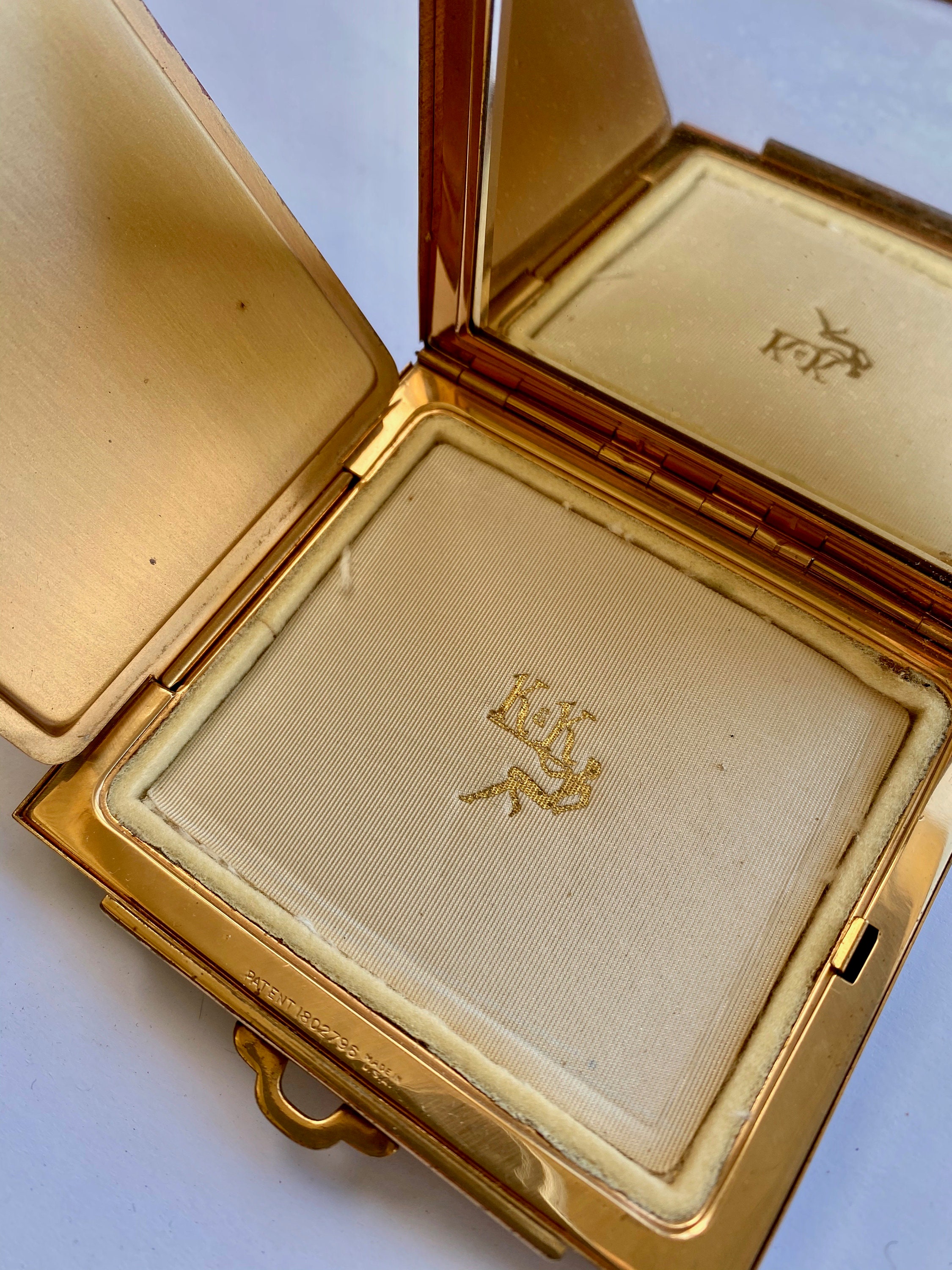 Trio of Vintage Mirror and Powder Compacts by Volupte K and K Revlon
