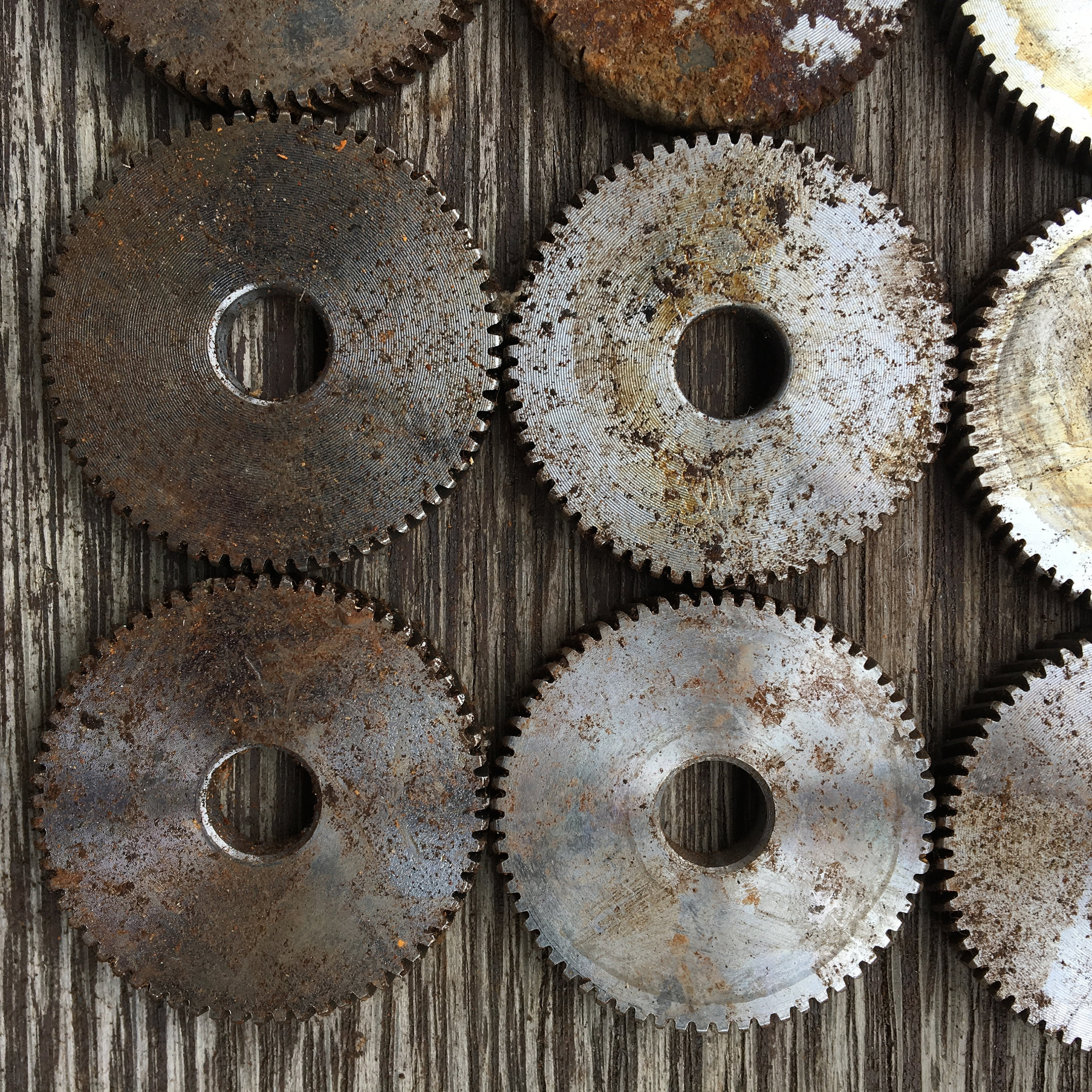 RESERVED Lot of 12 Metal Machine Gears plus Extras as shown