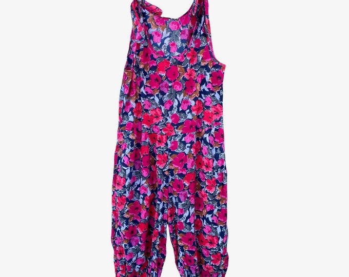 Dress Addict Jojo Jumpsuit -Various Sizes- Floral Cotton NWT