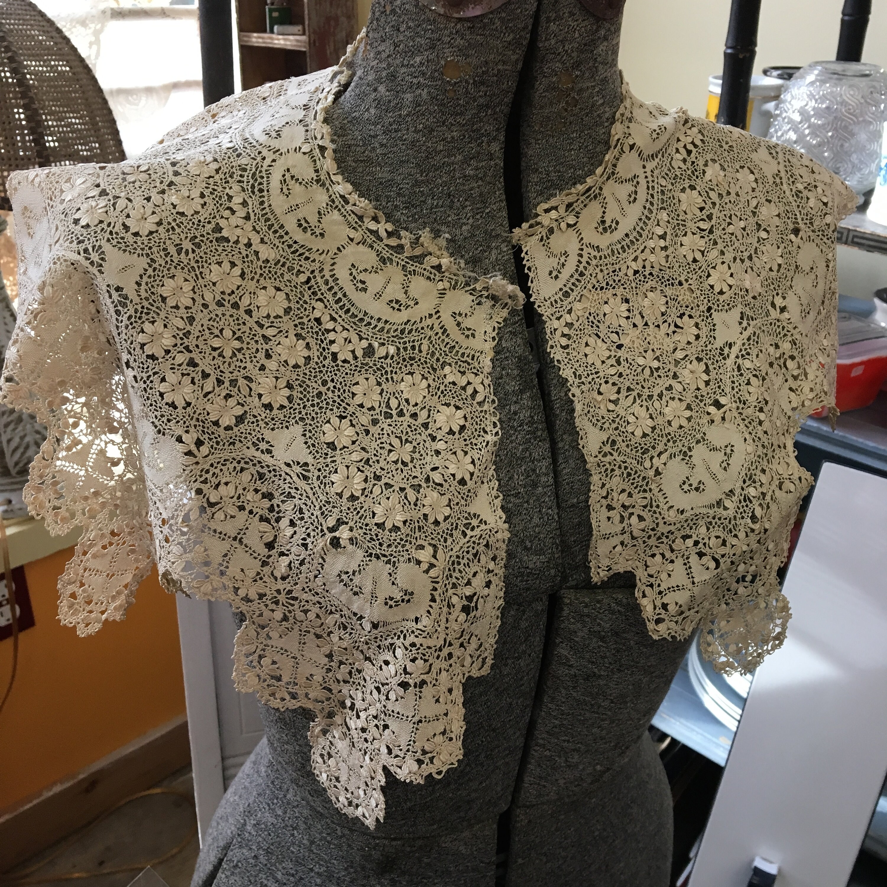 Resevered for Ness Victorian Elaborate Lace Collar