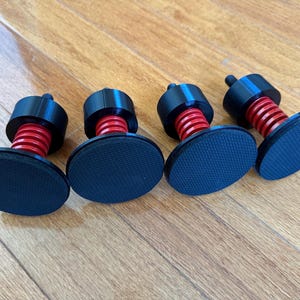 Fanatec ClubSport GT, OPLite Cockpit R8 Fury, RigMetal, Treq Level Feet Spring Isolators image 2
