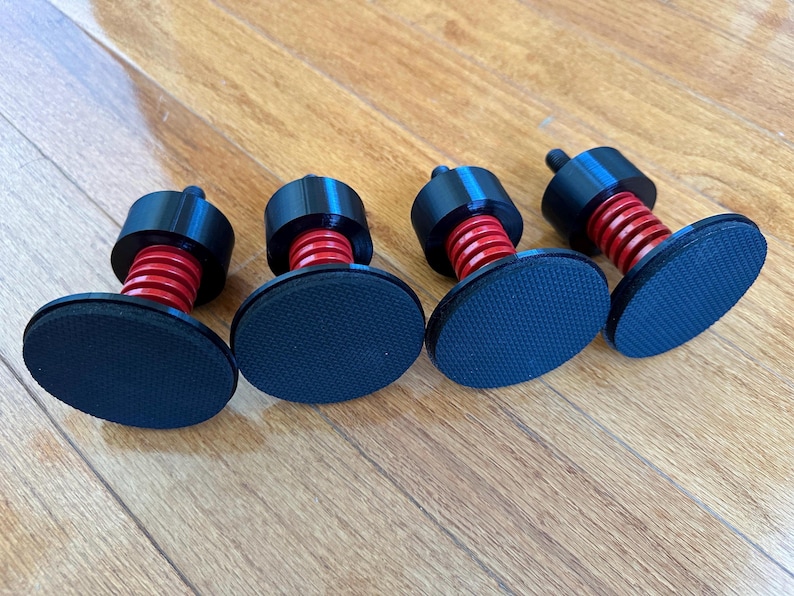 Fanatec ClubSport GT, OPLite Cockpit R8 Fury, RigMetal, Treq Level Feet Spring Isolators image 2