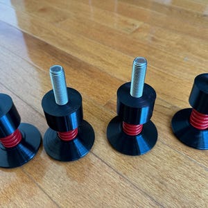 Sim Lab 調節可能な脚 ベースシェイカー、バットキッカー、Trueforce、Simagic HPR スプリング振動アイソレーターセット