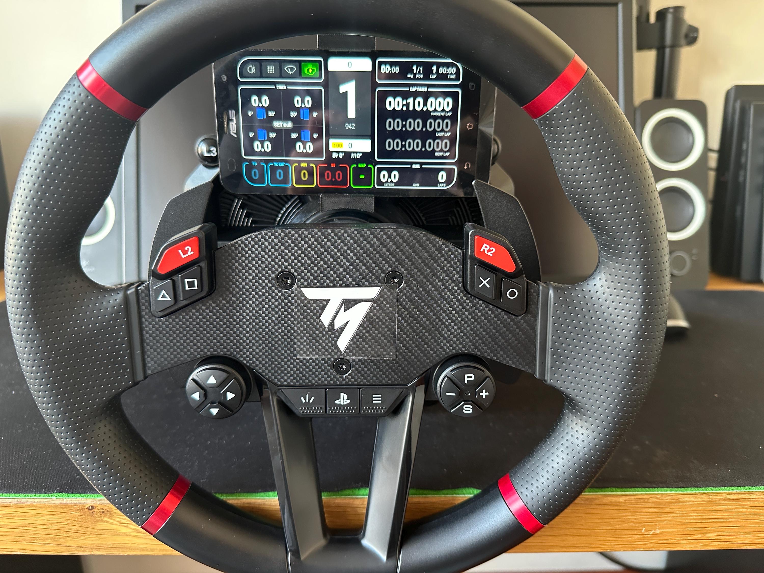 Thrustmaster T598 ホイールベース用 Simhub スマートフォン 