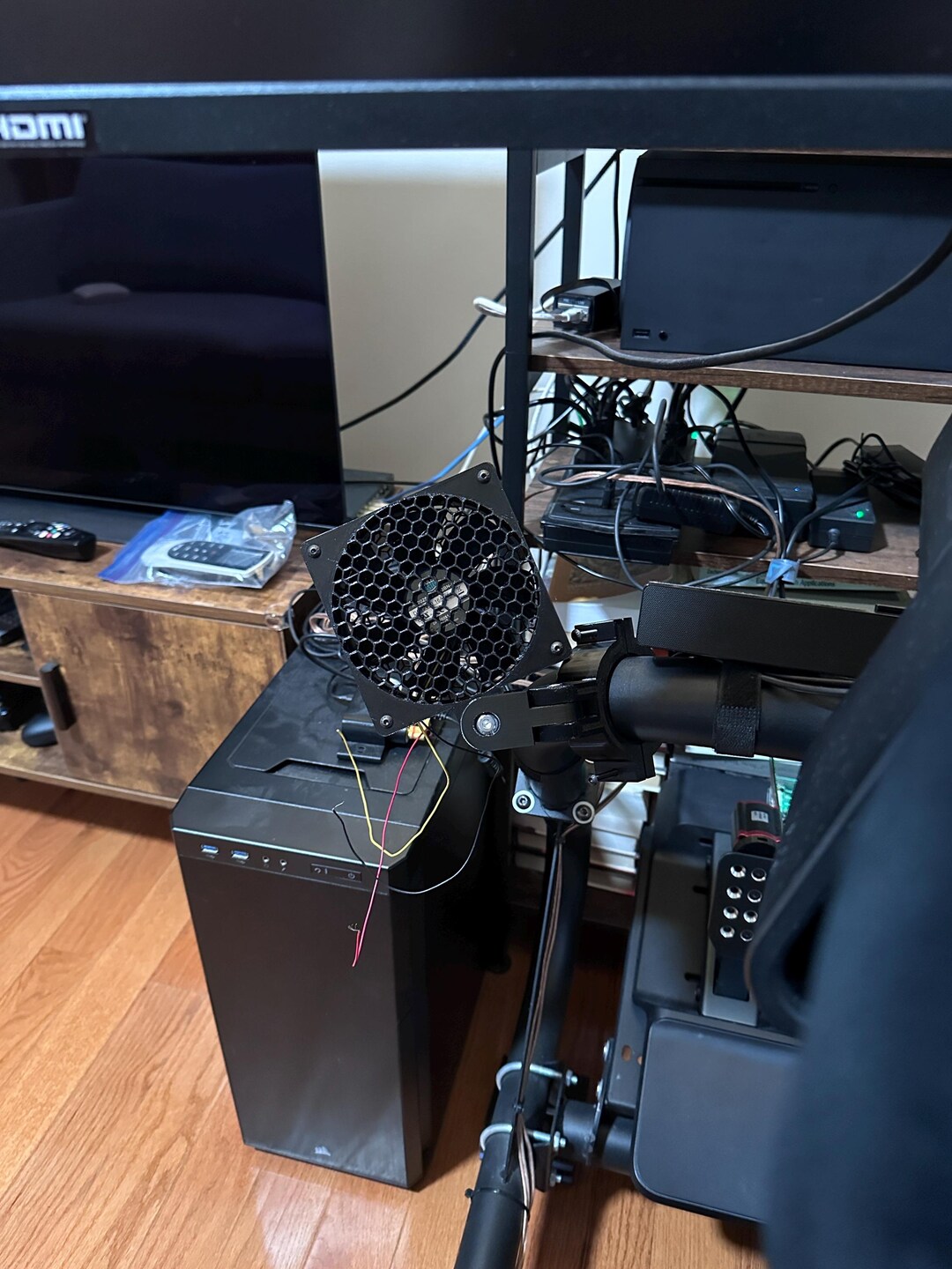 Adjustable Fan Mount for Tubular Sim Rig - Etsy